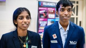 Praggnanandhaa 和 Vaishali,Bienne 国际象棋节的头条新闻