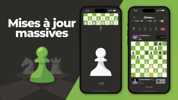滑动至 Chess.com 进行在线国际象棋革命!