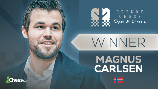 卡尔森赢得 GRENKE 国际象棋经典赛冠军,这是尼曼的公开赛