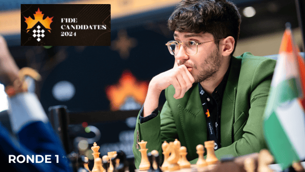 候选者 - R1:Firouzja接近KO,开局4平