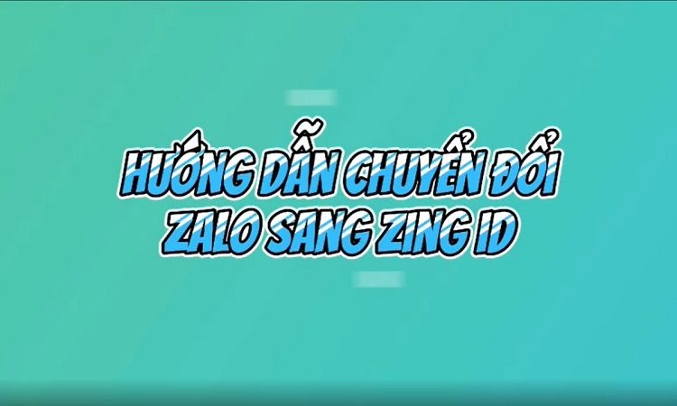 如何从 Zalo 账户转账至 Zing 的说明