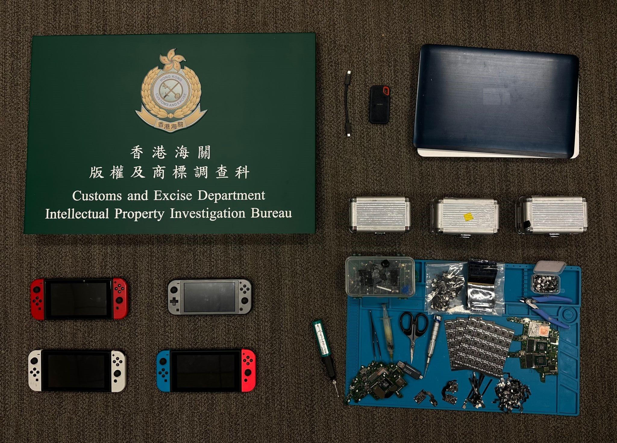 香港海关侦破怀疑规避电子游戏机侵权案件(附图)