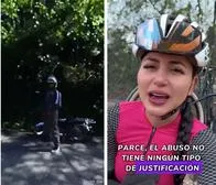 视频 |骑自行车的人记录了他的跟踪者:“我独自一人,我无法走得更快,我开始祈祷”